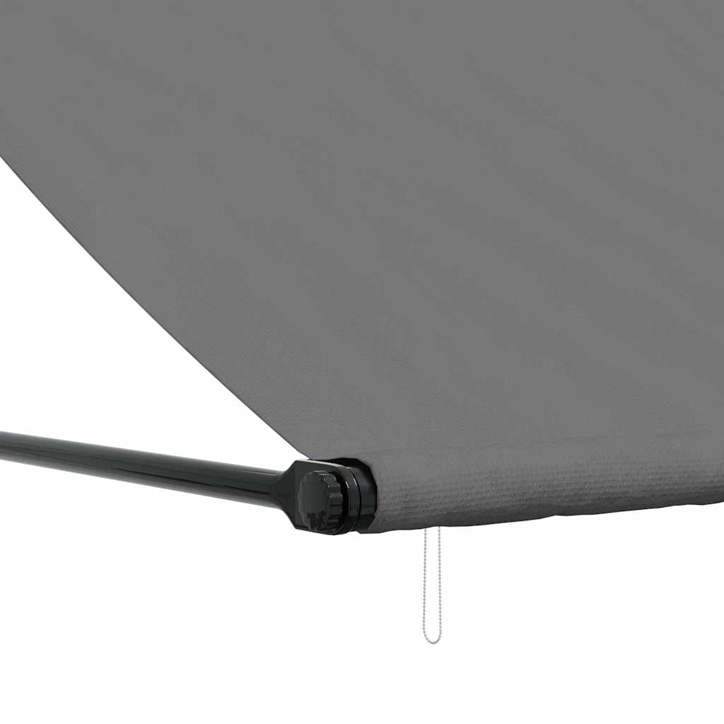 Tenda na uvlačenje antracit 300 x 150 cm od tkanine i čelika