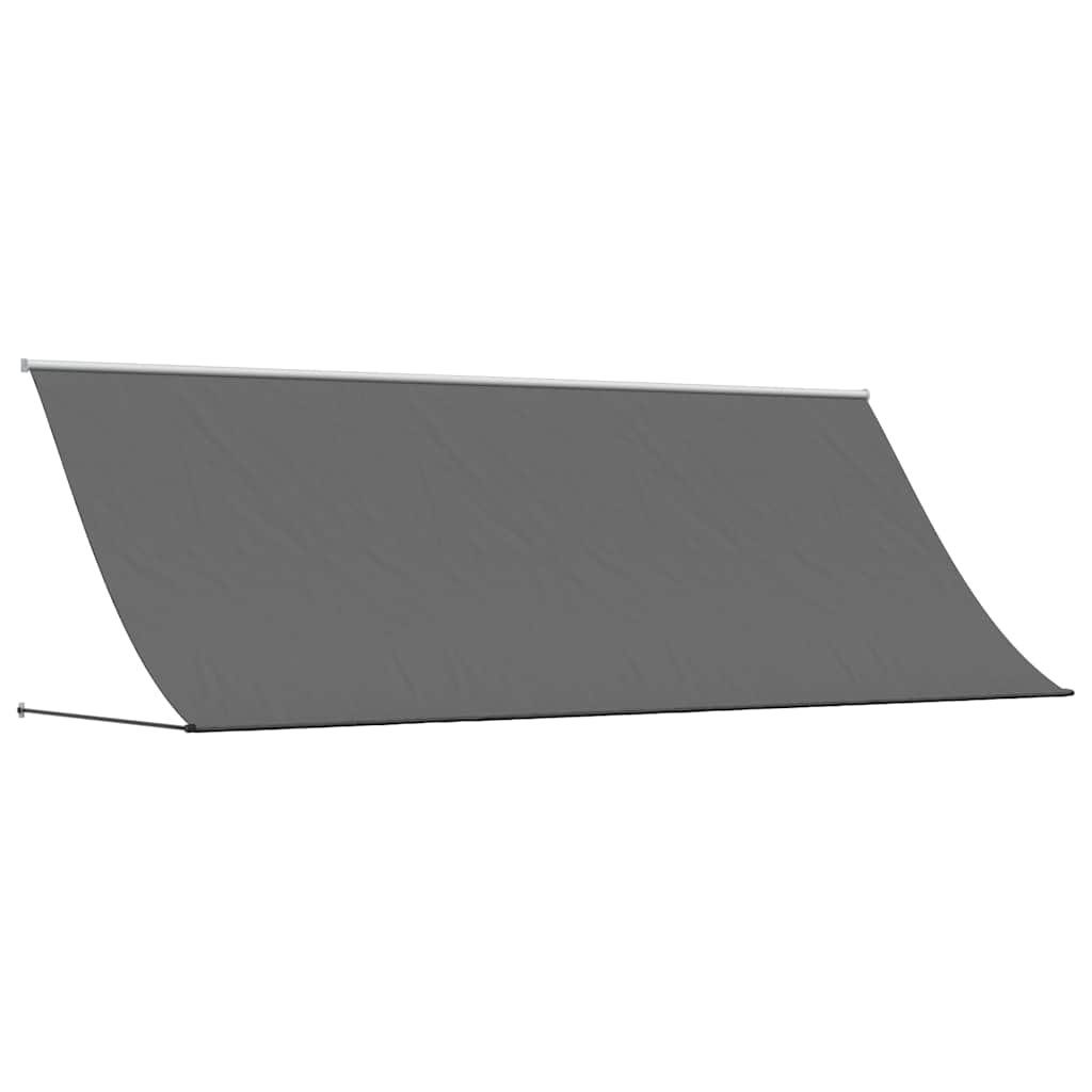 Tenda na uvlačenje antracit 350 x 150 cm od tkanine i čelika