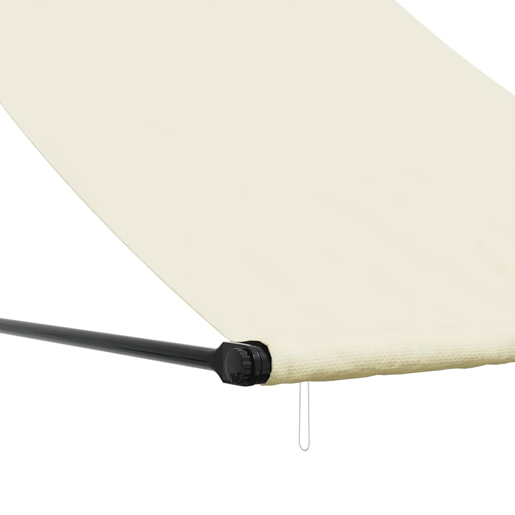 Tenda na uvlačenje krem 150 x 150 cm od tkanine i čelika
