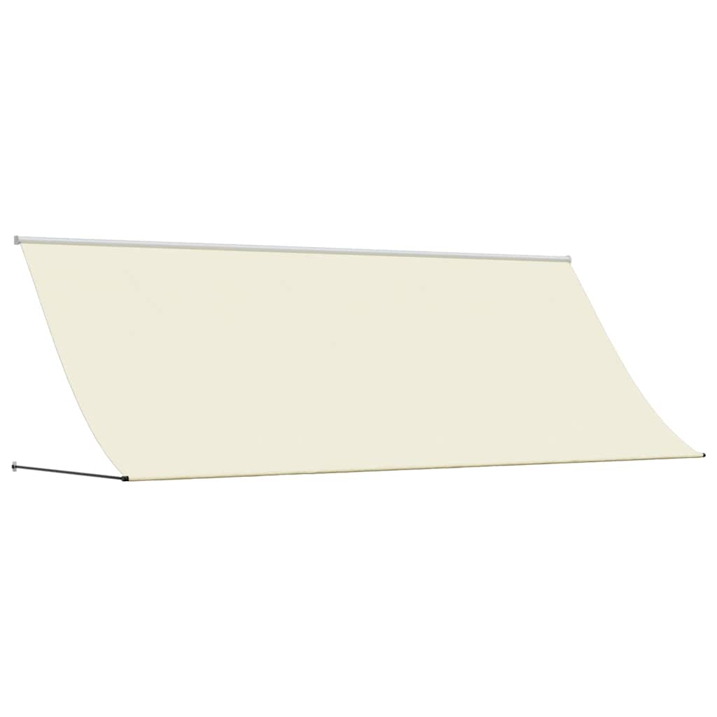 Tenda na uvlačenje krem 400 x 150 cm od tkanine i čelika