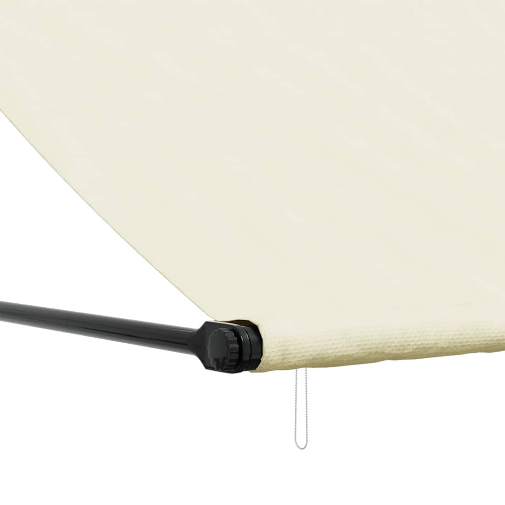 Tenda na uvlačenje krem 400 x 150 cm od tkanine i čelika