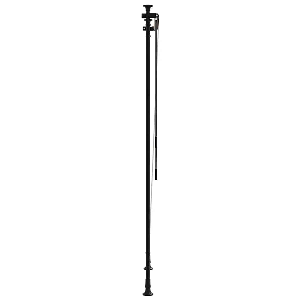 Vanjska roleta žuto-bijela 100 x 270 cm od tkanine i čelika