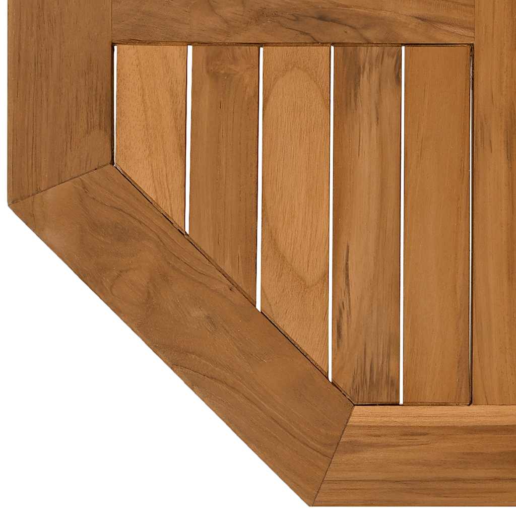 Stolna ploča 60 x 60 x 2,5 cm osmerokutna od masivne tikovine