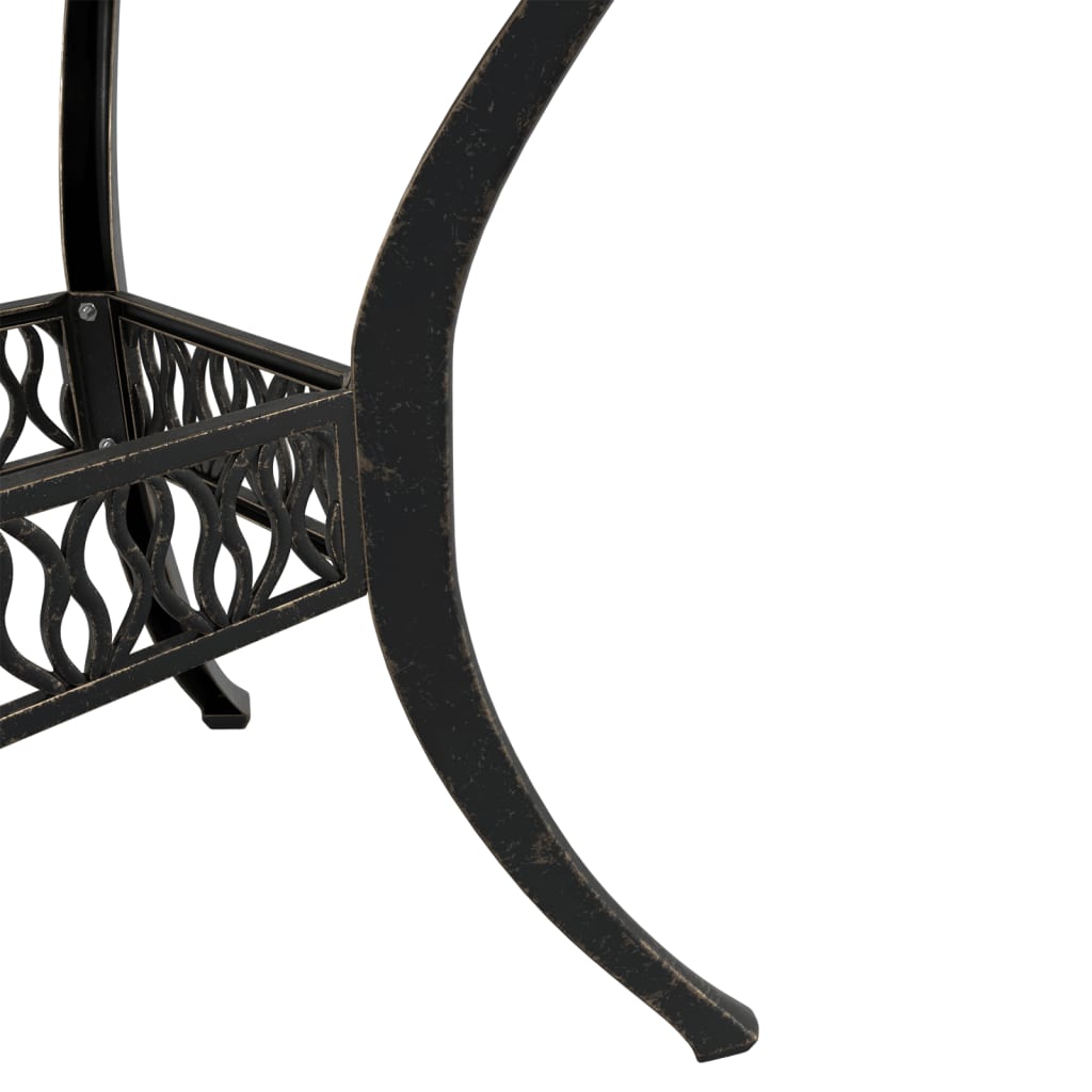 3-dijelni bistro set brončani od lijevanog aluminija