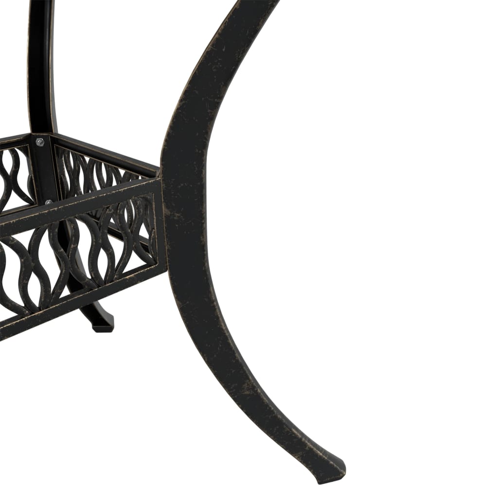 3-dijelni bistro set brončani od lijevanog aluminija