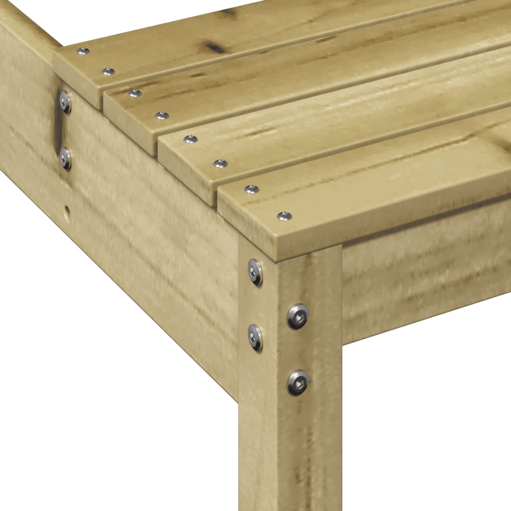 Stol za piknik 110 x 134 x 75 cm od impregnirane borovine
