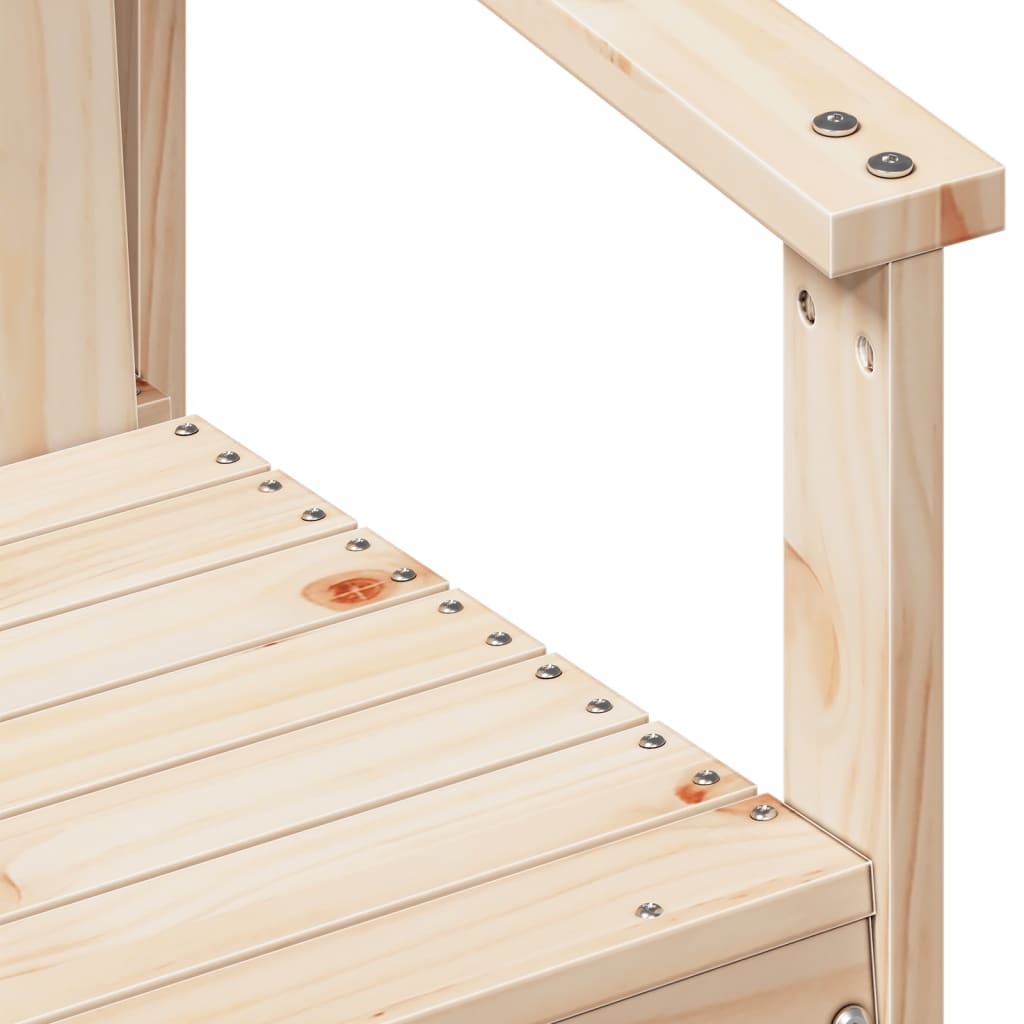 Vrtna stolica 62 x 56 x 77 cm od masivne borovine