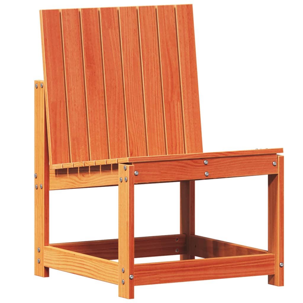 Vrtna stolica voštano smeđa 50,5x55x77 cm od masivne borovine