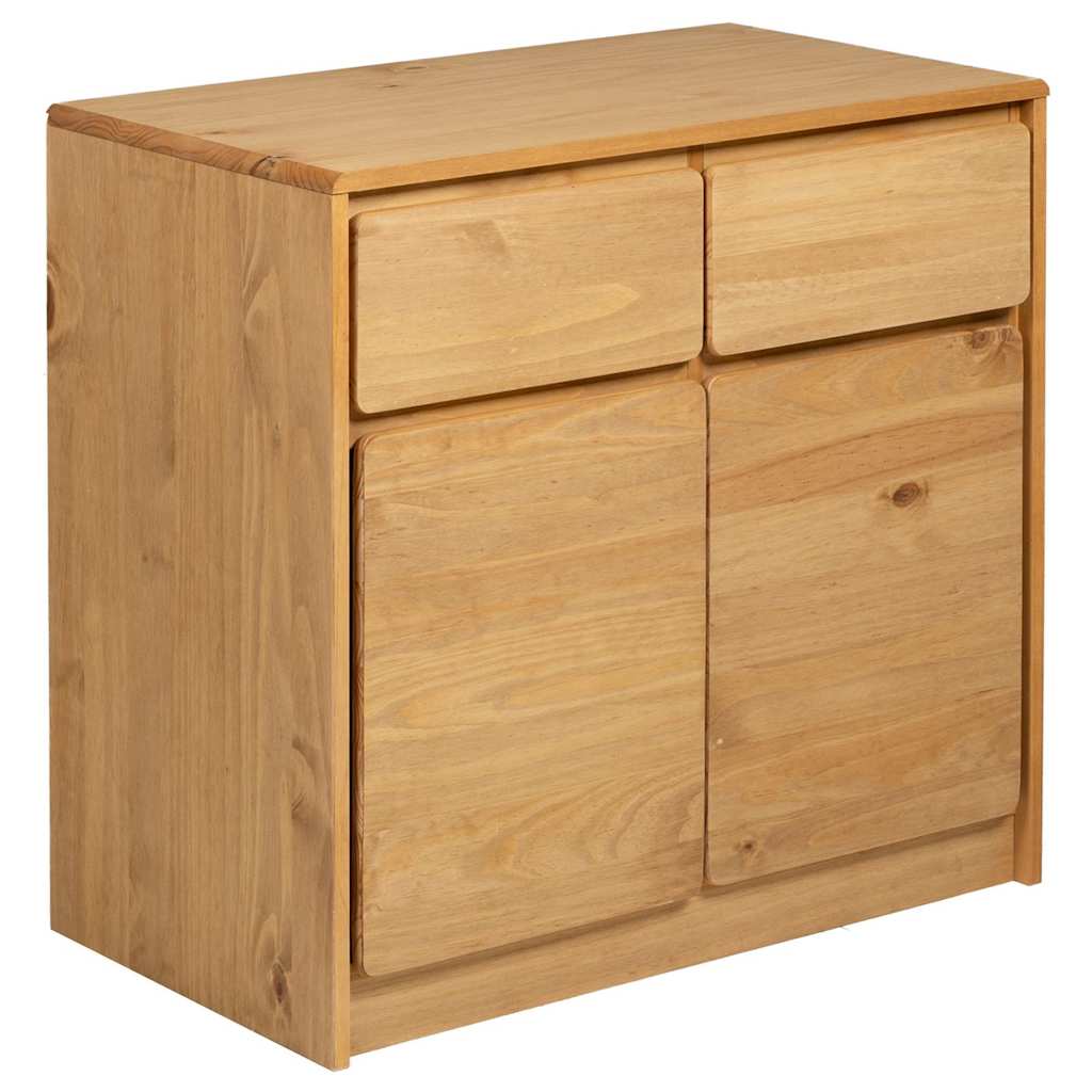 Komoda SAUDA boja hrasta 80 x 43 x 75,5 cm od masivne borovine