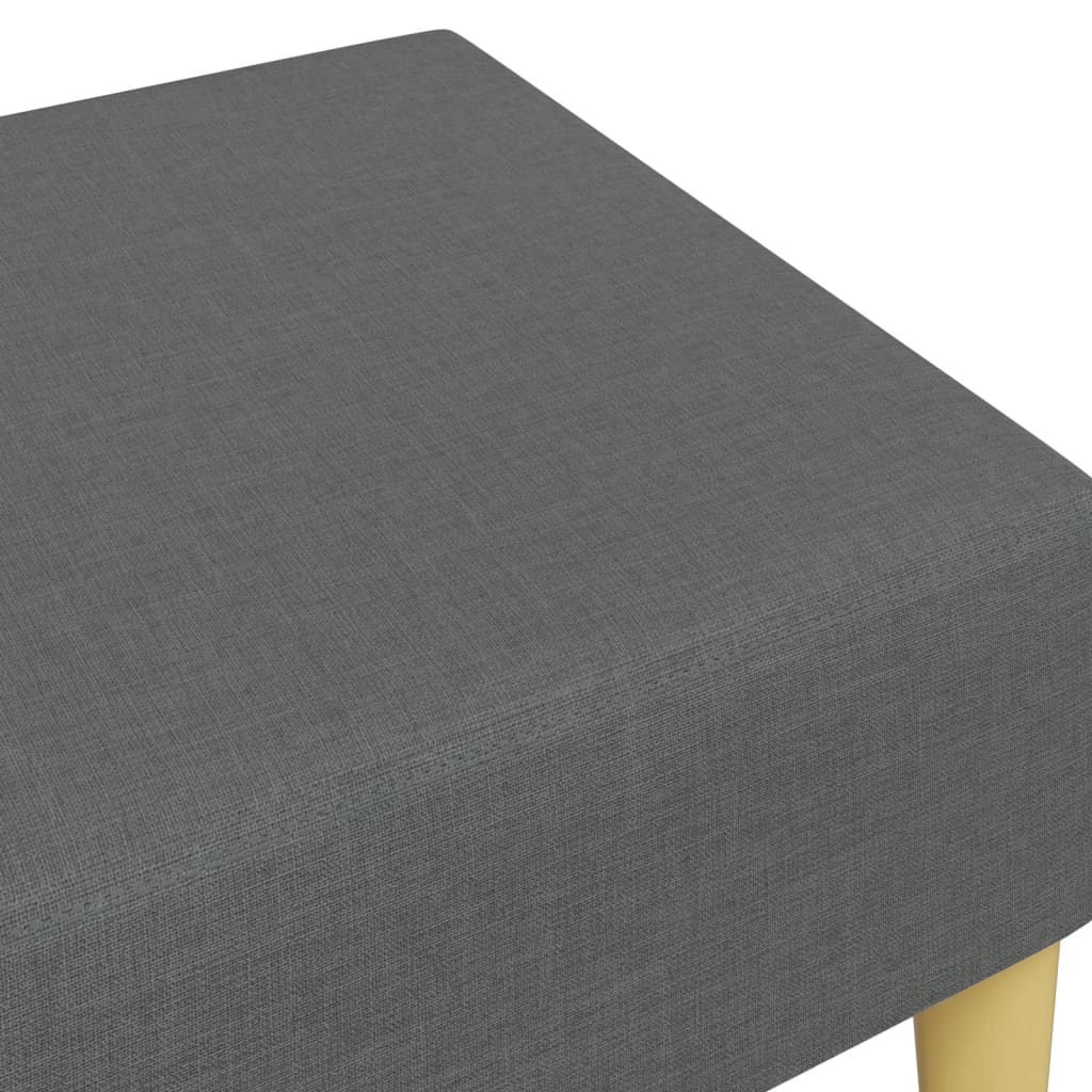 Tabure tamnosivi 77x55x31 cm od tkanine