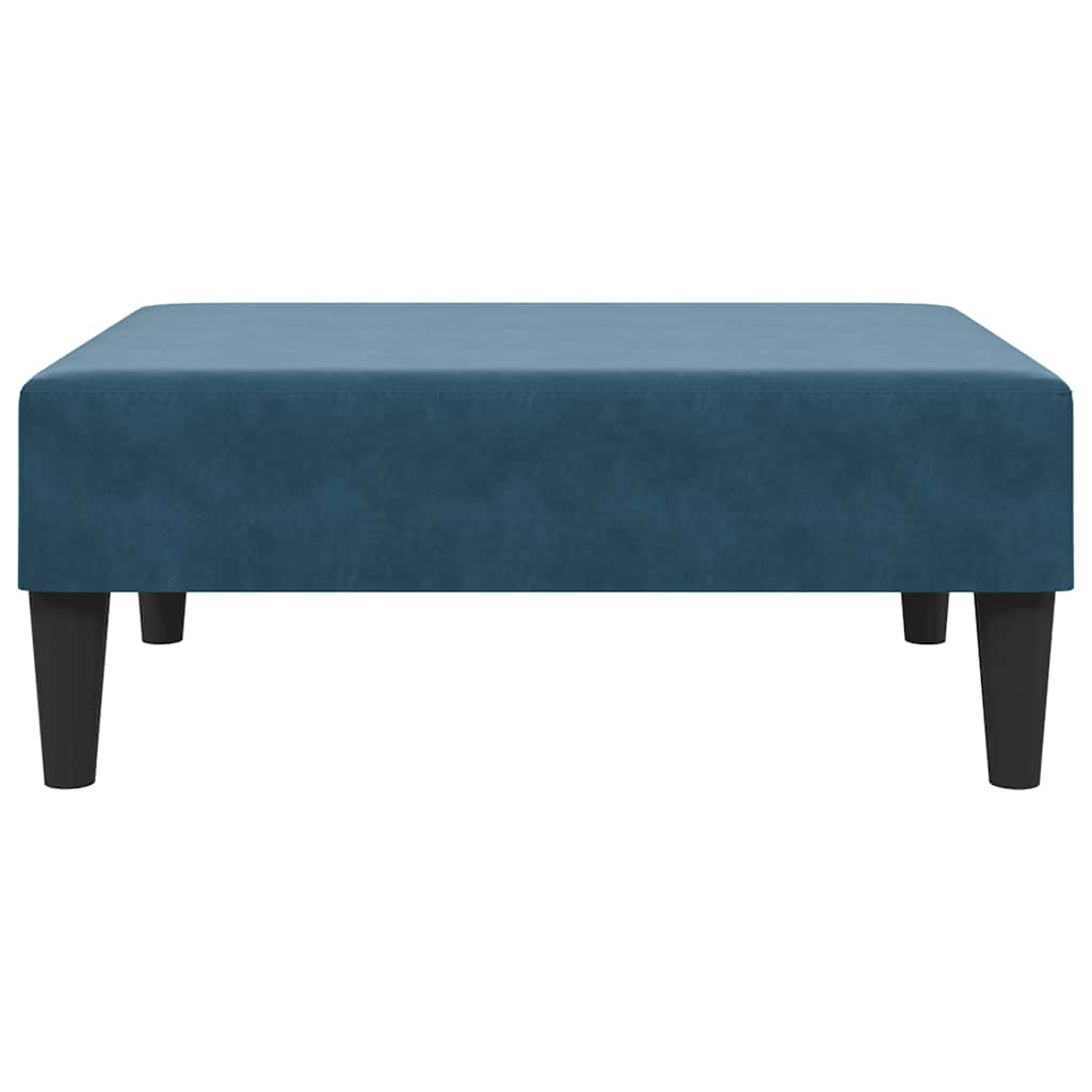 Tabure plavi 77x55x31 cm baršunasti