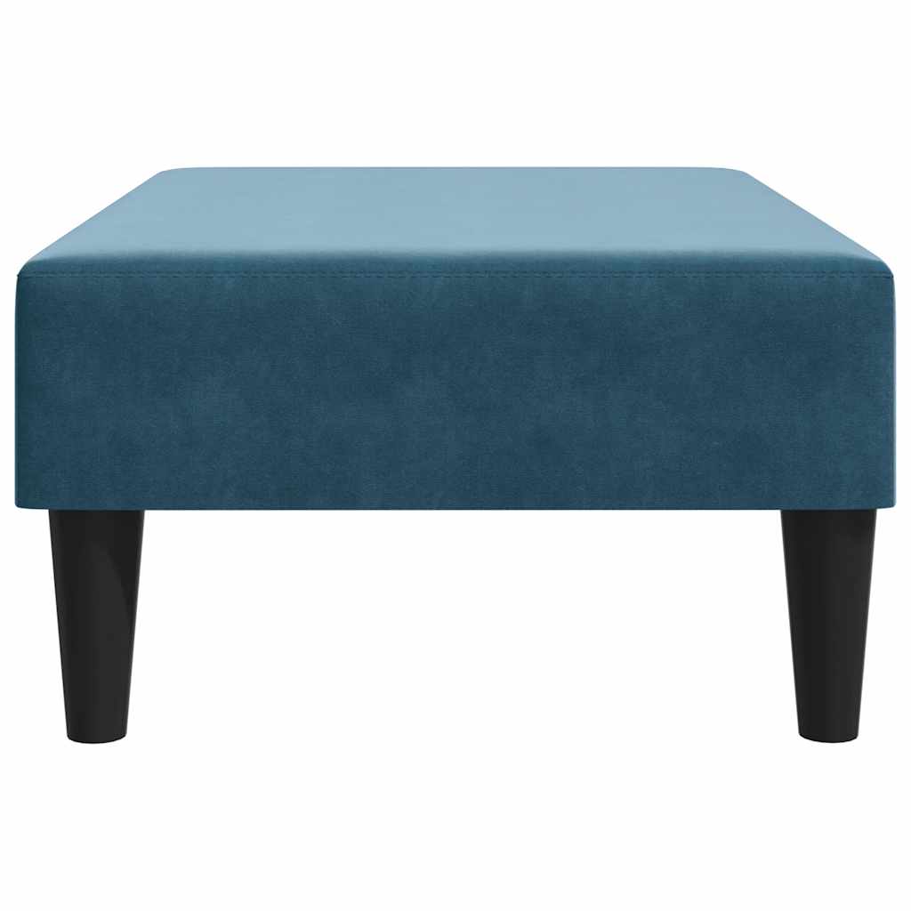 Tabure plavi 77x55x31 cm baršunasti