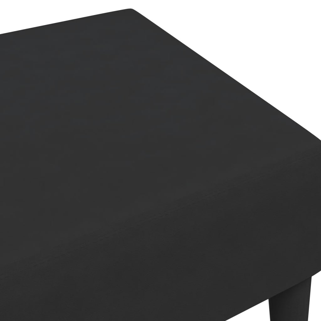 Tabure crni 77x55x31 cm baršunasti