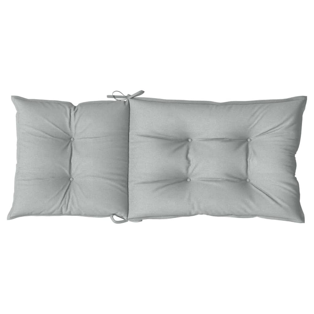 Jastuci za stolice 6 kom svjetlosivi 120x50x7 cm od tkanine