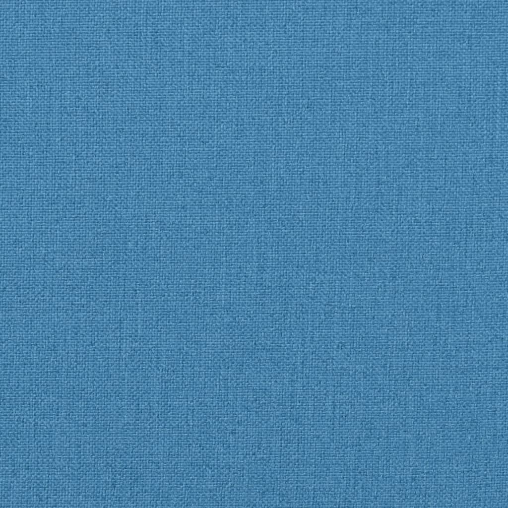 Jastuci za stolice 4 kom prošarano plavi 120x50x7 cm od tkanine