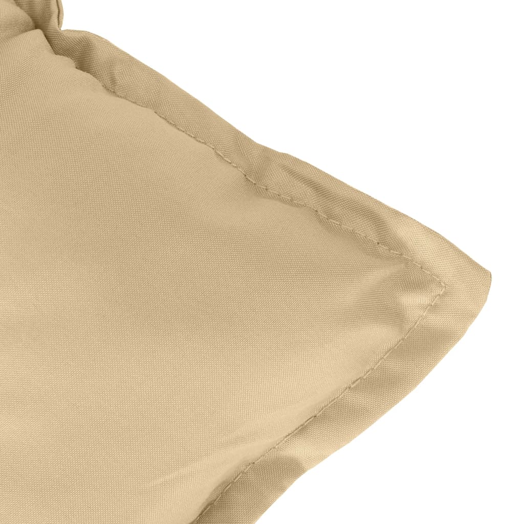 Jastuci za stolice 6 kom prošarano bež 100x50x7 cm tkanina