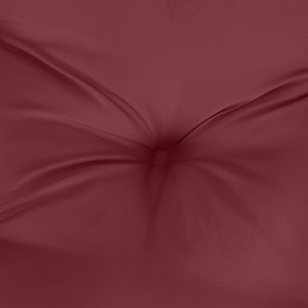 Jastuci za stolice 6 kom prošarano boja vina 100x50x7cm tkanina