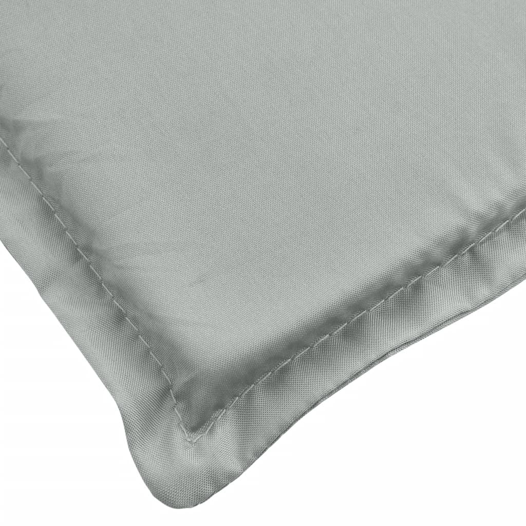 Jastuci za stolice 4 kom svjetlosivi 120 x 50 x 4 cm od tkanine