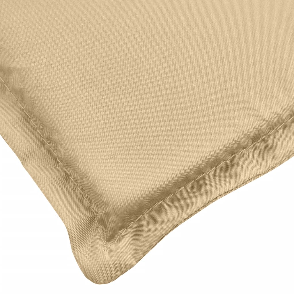 Jastuci za stolice 6 kom prošarano bež 120x50x4 cm od tkanine