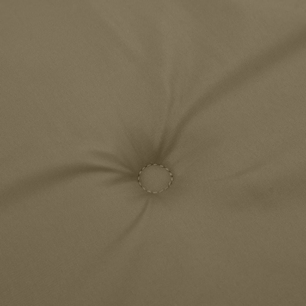 Jastuci za stolice 2 kom prošarano smeđesivi 120x50x4cm tkanina