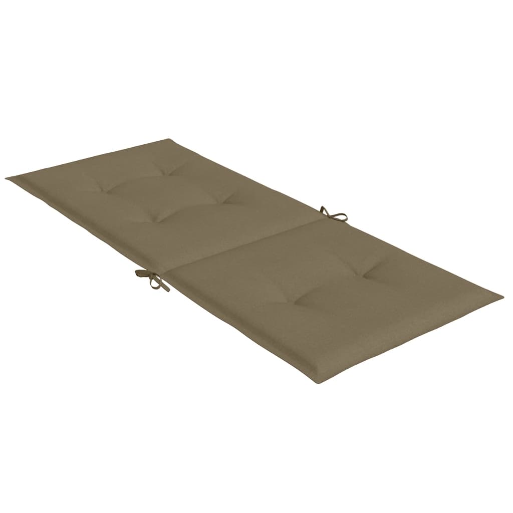 Jastuci za stolice 6 kom prošarano smeđesivi 120x50x4cm tkanina
