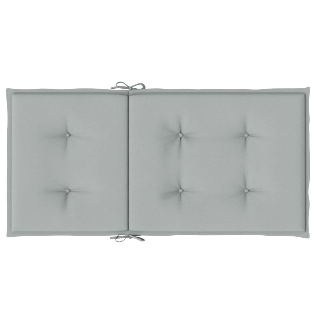 Jastuci za stolice 2 kom svjetlosivi 100x50x4 cm tkanina