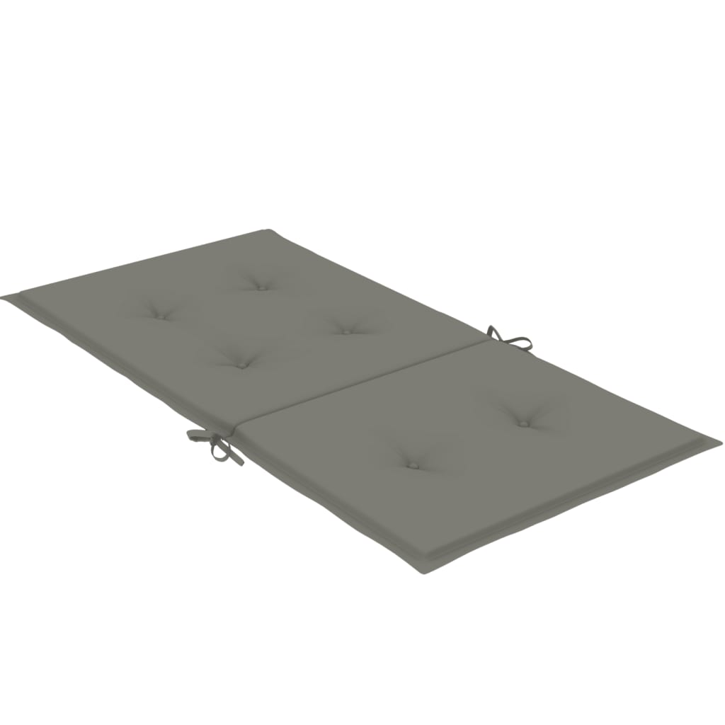 Jastuci za stolice 6 kom prošarano tamnosiva 100x50x4cm tkanina