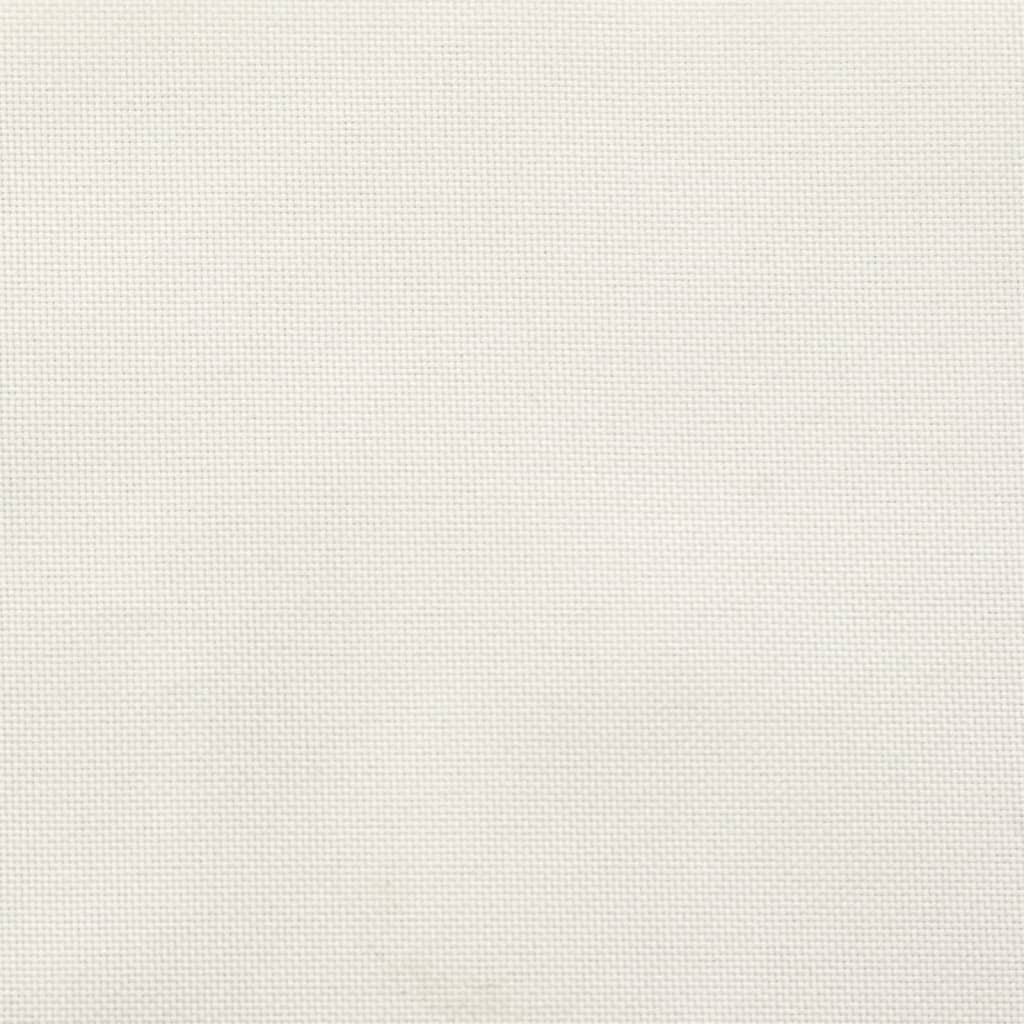 Jastuci za stolice 6 kom prošarano krem 100x50x4 cm tkanina