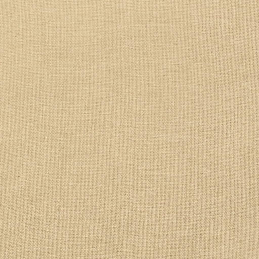 Jastuci za stolice 2 kom prošarano bež 100x50x4 cm od tkanine