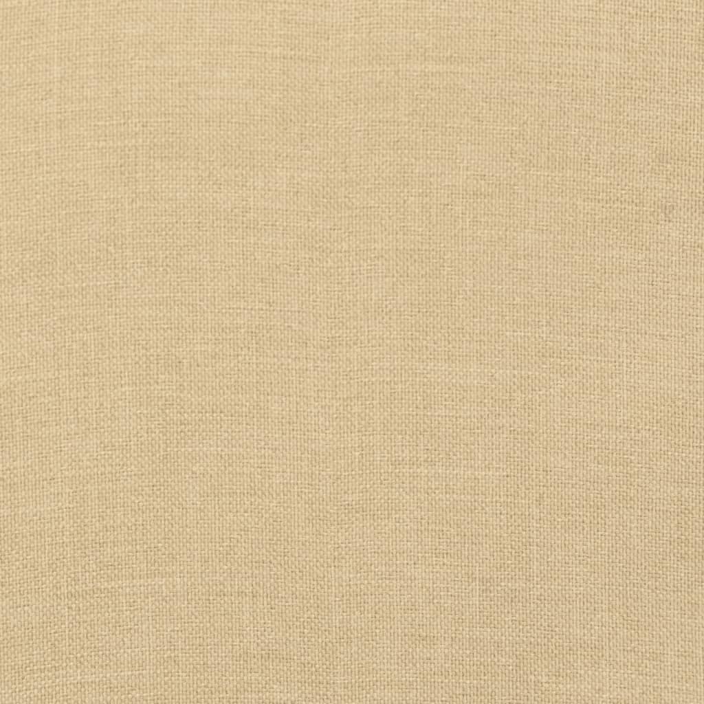 Jastuci za stolice 6 kom prošarano bež 100x50x4 cm od tkanine