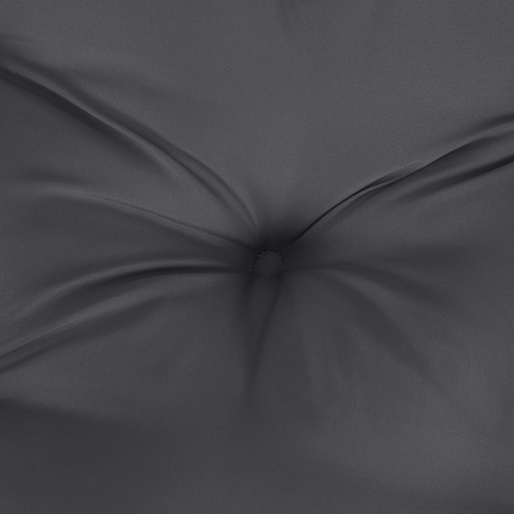 Jastuci za vrtnu klupu prošarano antracit 100x50x7 cm tkanina