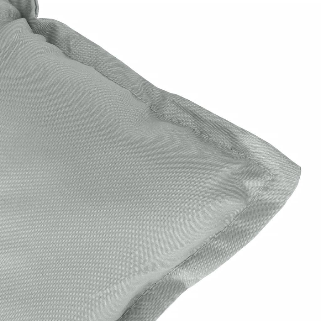 Jastuk za vrtnu klupu prošarano svjetlosivi 100x50x7 cm tkanine