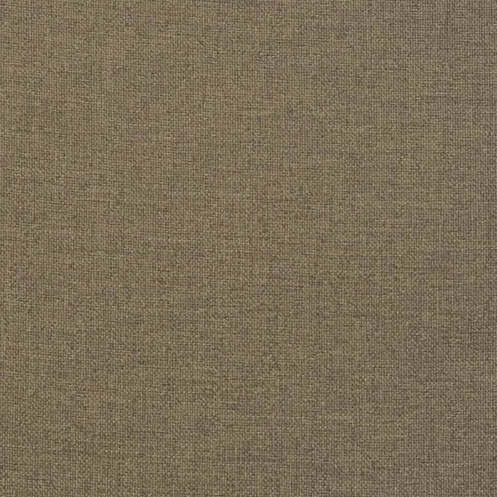Jastuk za vrtnu klupu prošarano smeđesivi 100x50x7 cm tkanina
