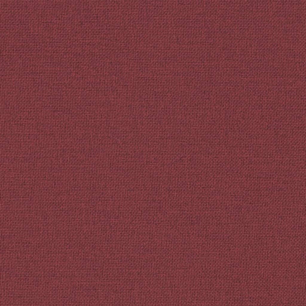 Jastuk za vrtnu klupu prošarano crvena vina 100x50x7cm tkanina