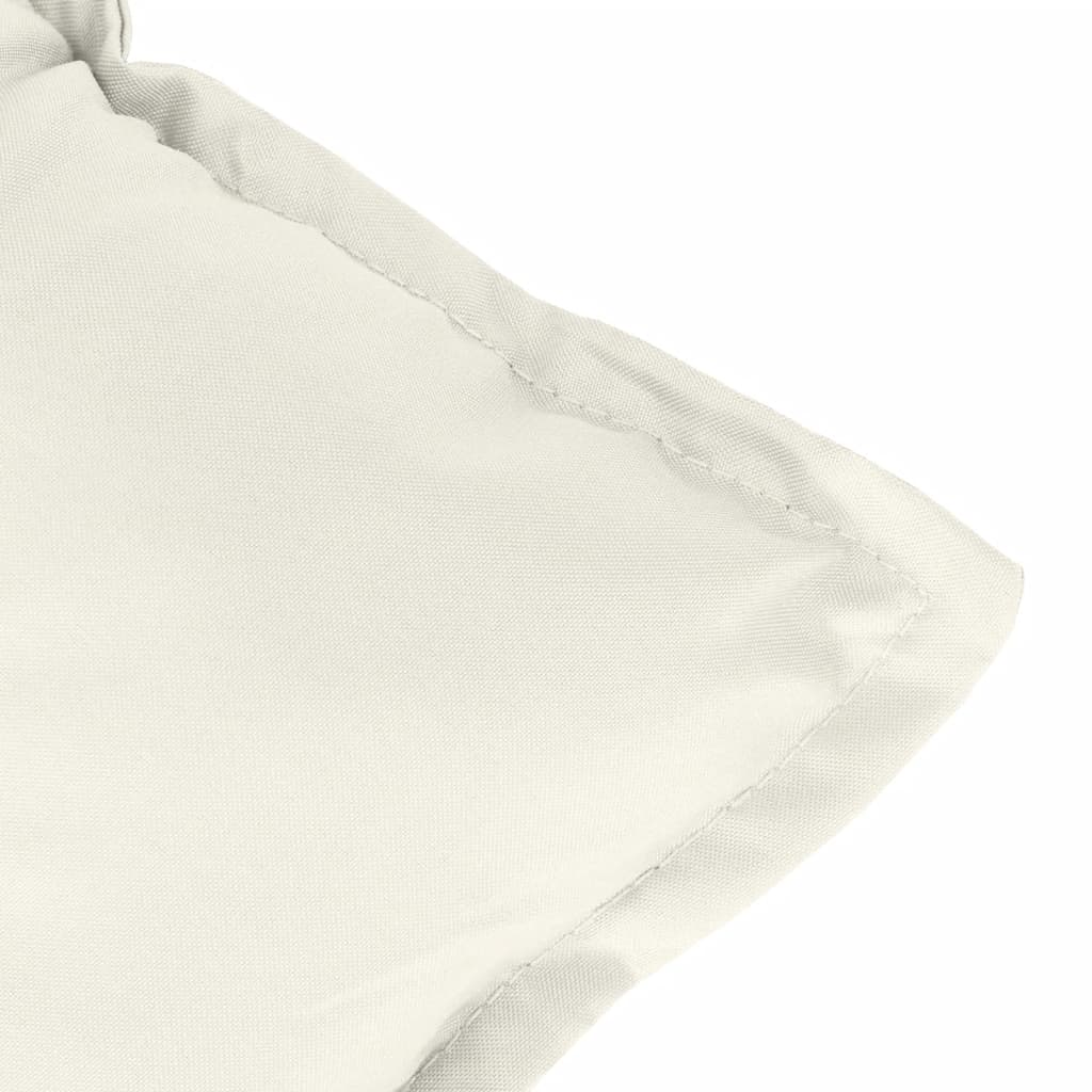 Jastuk za vrtnu klupu prošarano krem 120x50x7 cm od tkanine