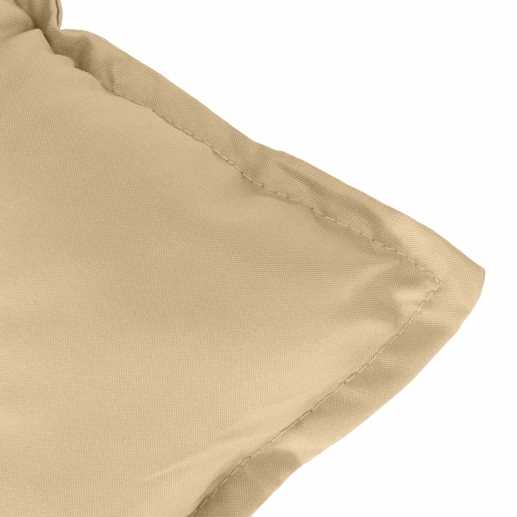 Jastuk za vrtnu klupu prošarano bež 120 x 50 x 7 cm od tkanine