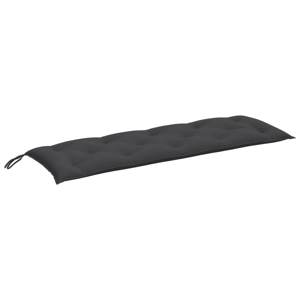 Jastuk za vrtnu klupu prošarano antracit 150x50x7 cm od tkanine