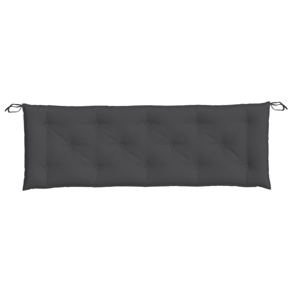 Jastuk za vrtnu klupu prošarano antracit 150x50x7 cm od tkanine