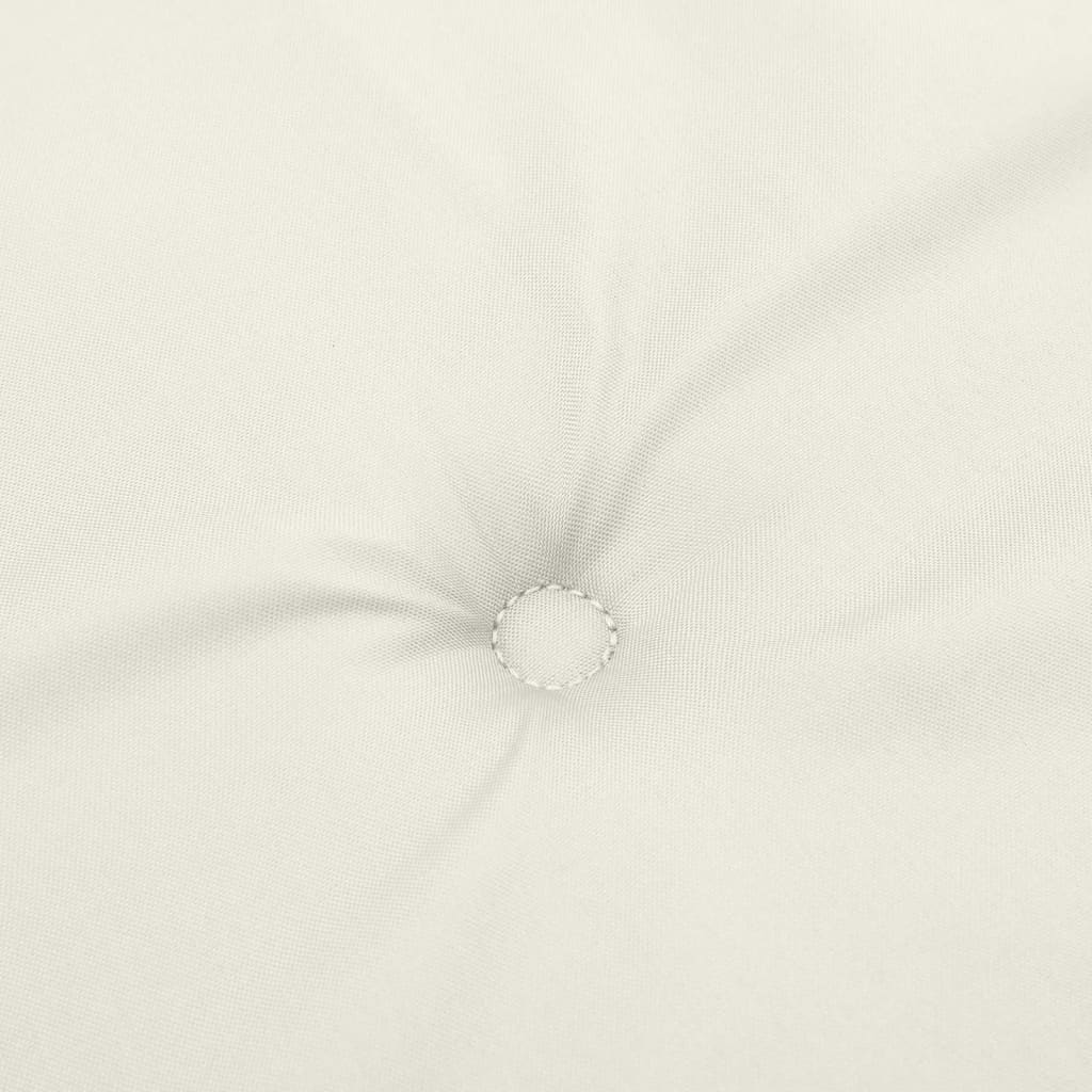 Jastuk za vrtnu klupu prošarano krem 150 x 50 x 7 cm od tkanine