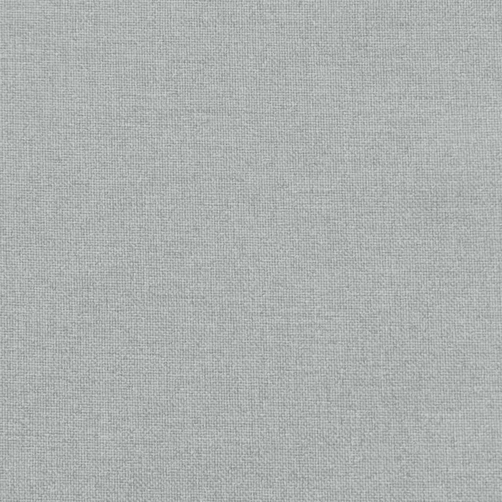 Jastuci za vrtnu klupu 2 kom svjetlosivi 100x50x7 cm tkanine