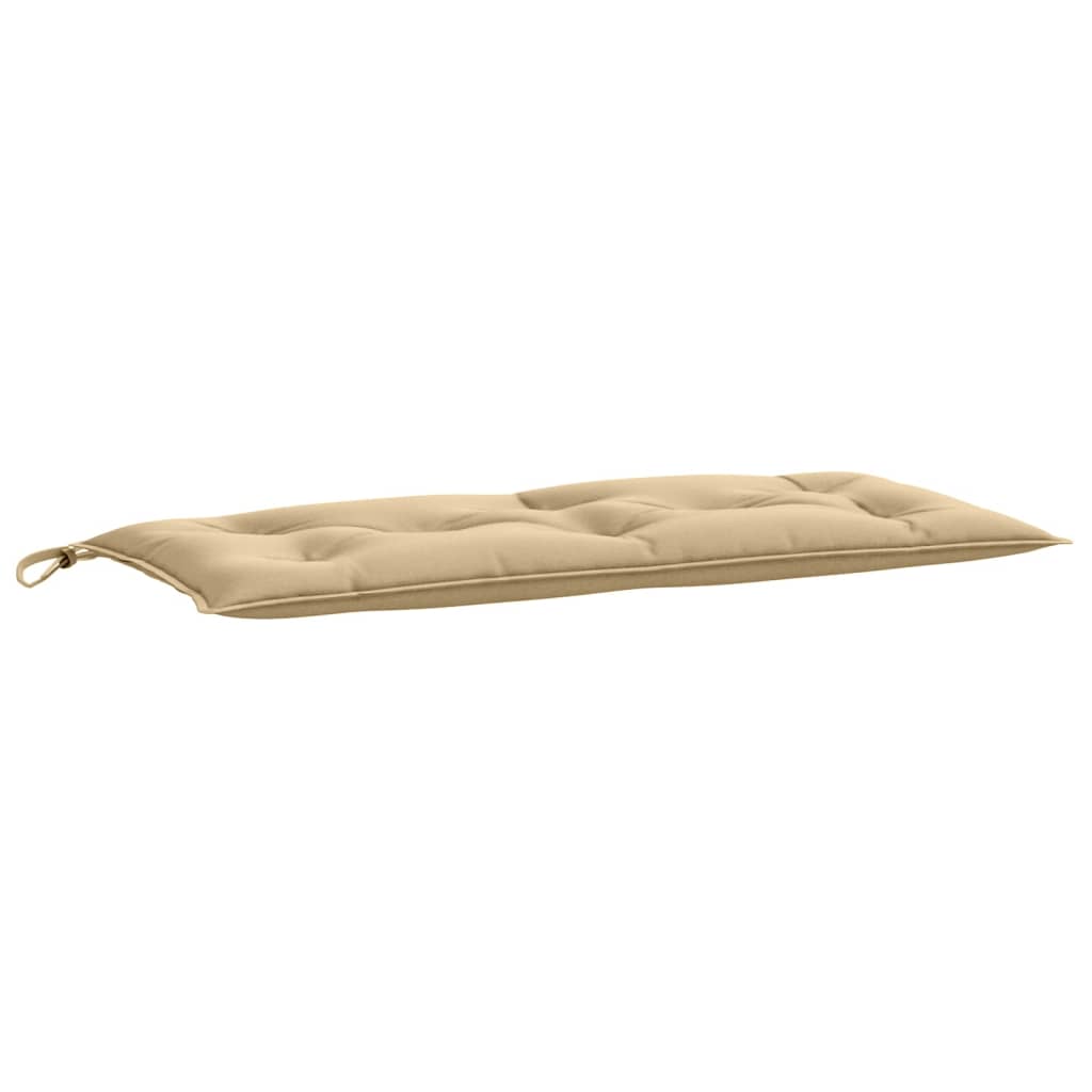 Jastuci za vrtnu klupu 2 kom bež 100x50x7 cm tkanine