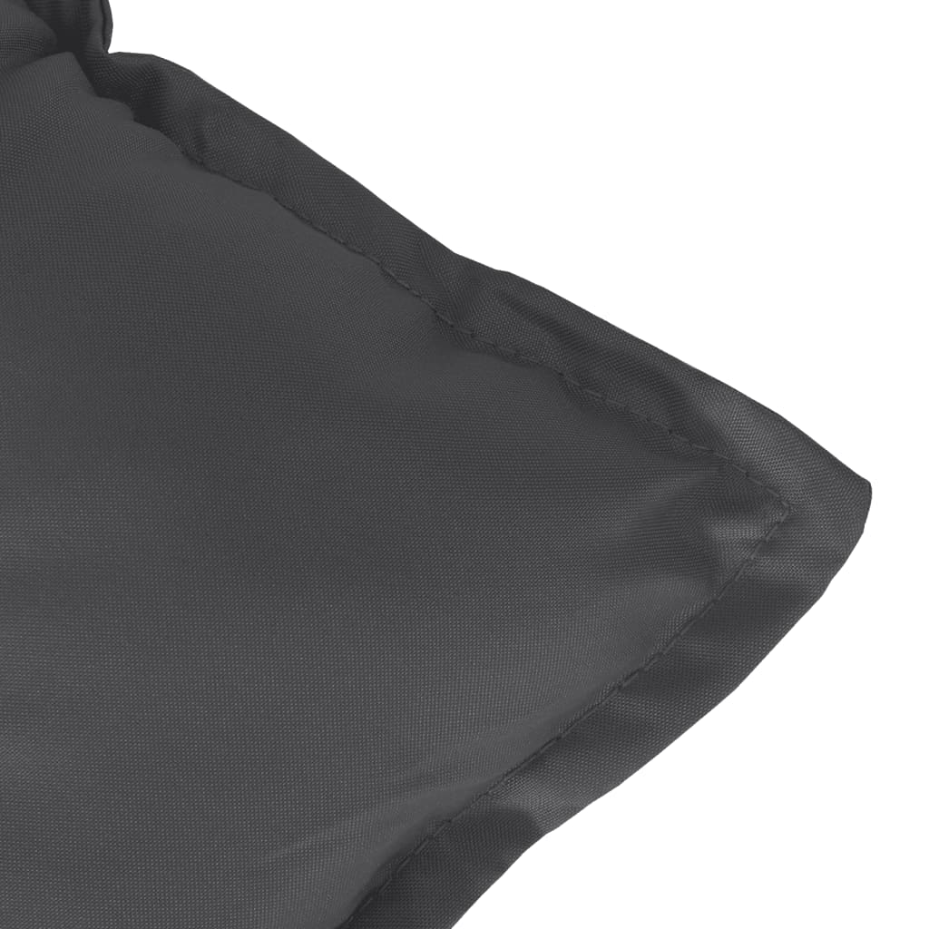Jastuci za vrtnu klupu 2 kom antracit 120x50x7 cm tkanina