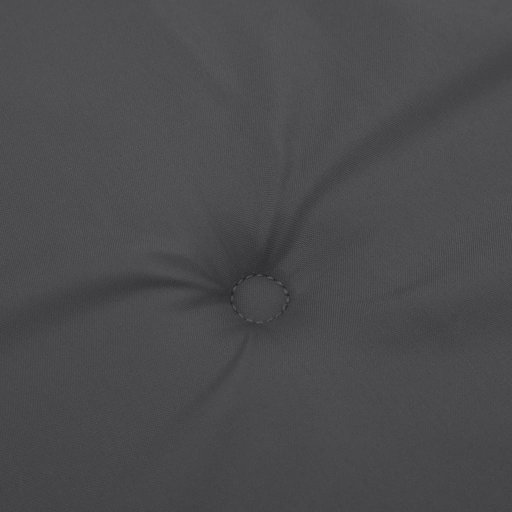 Jastuci za vrtnu klupu 2 kom antracit 180x50x7 cm tkanina