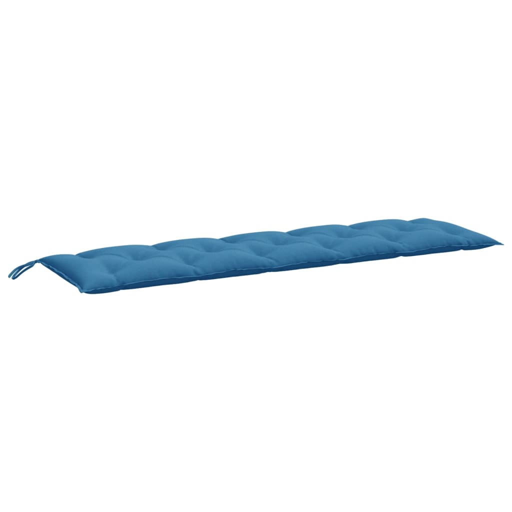 Jastuci za vrtnu klupu 2 kom plavi 180 x 50 x 7 cm od tkanine