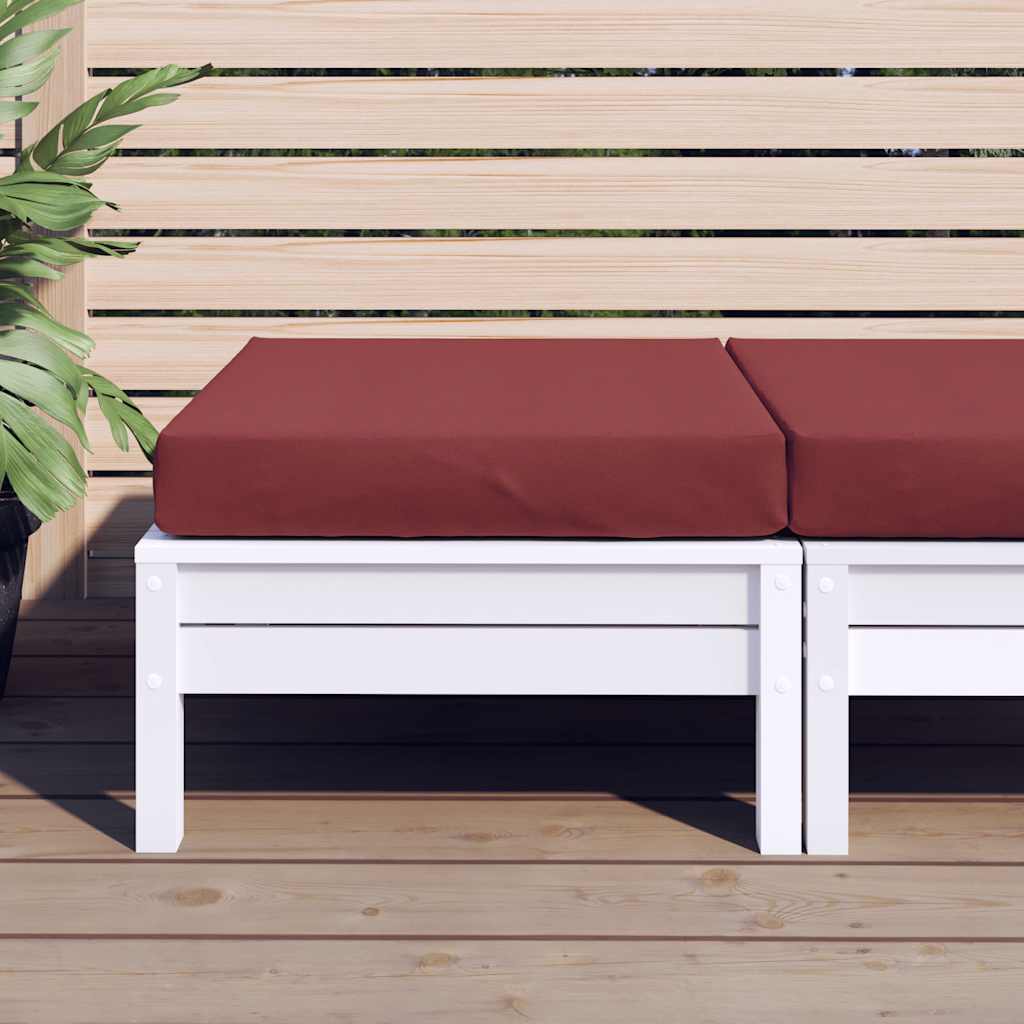 Jastuk za palete prošarani vino crvena 60x60x9,5 cm od tkanine