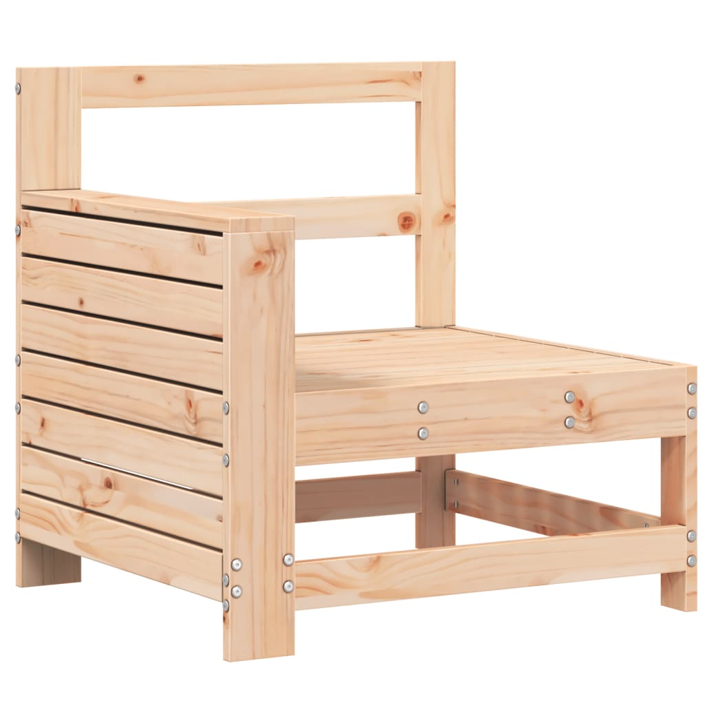 Vrtna sofa s naslonom za ruke 69x62x70,5 cm od masivne borovine