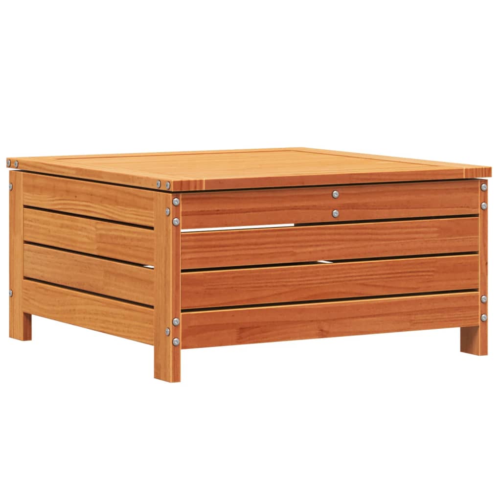 Vrtni tabure voštano smeđi 62x63,5x32 cm od masivne borovine