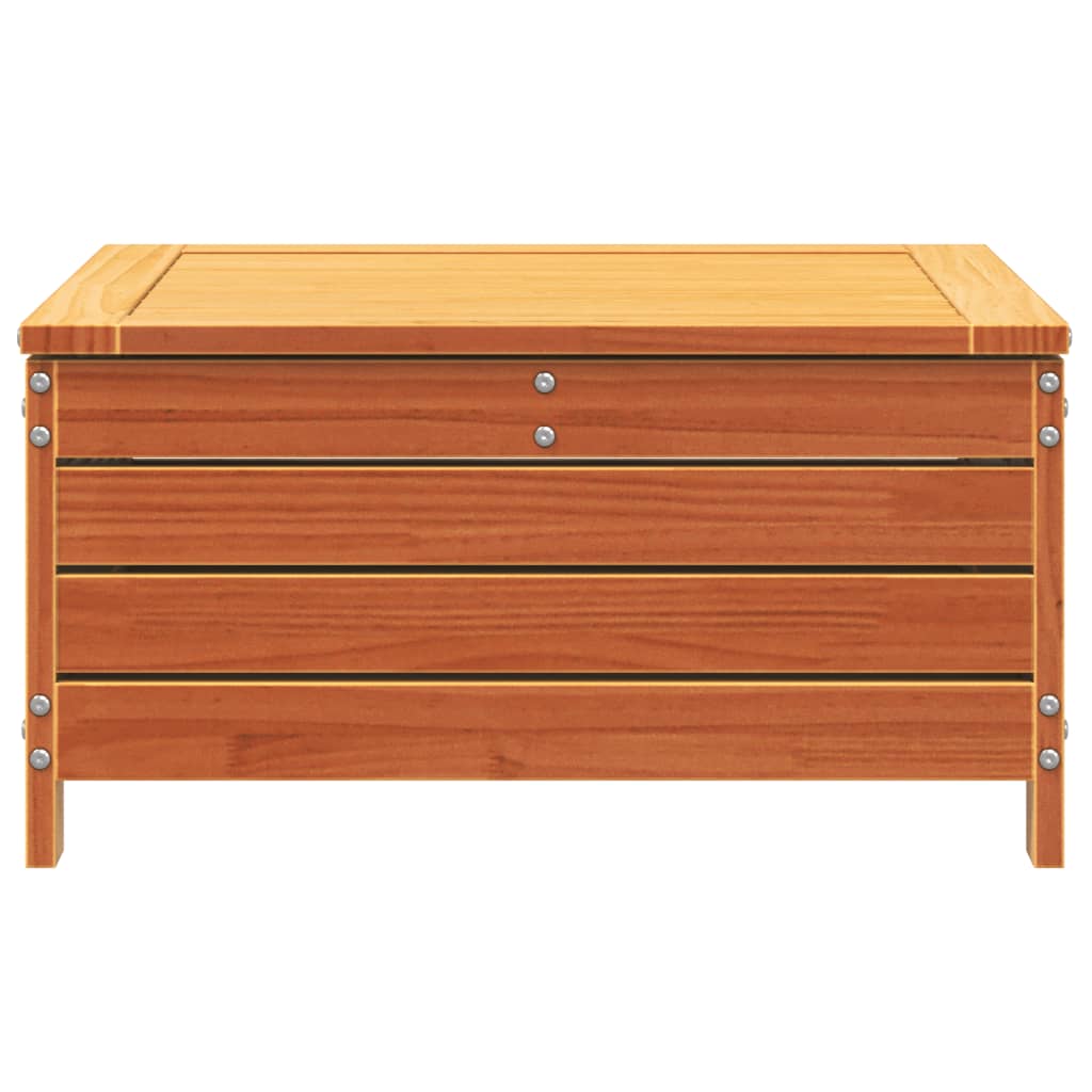 Vrtni tabure voštano smeđi 62x63,5x32 cm od masivne borovine