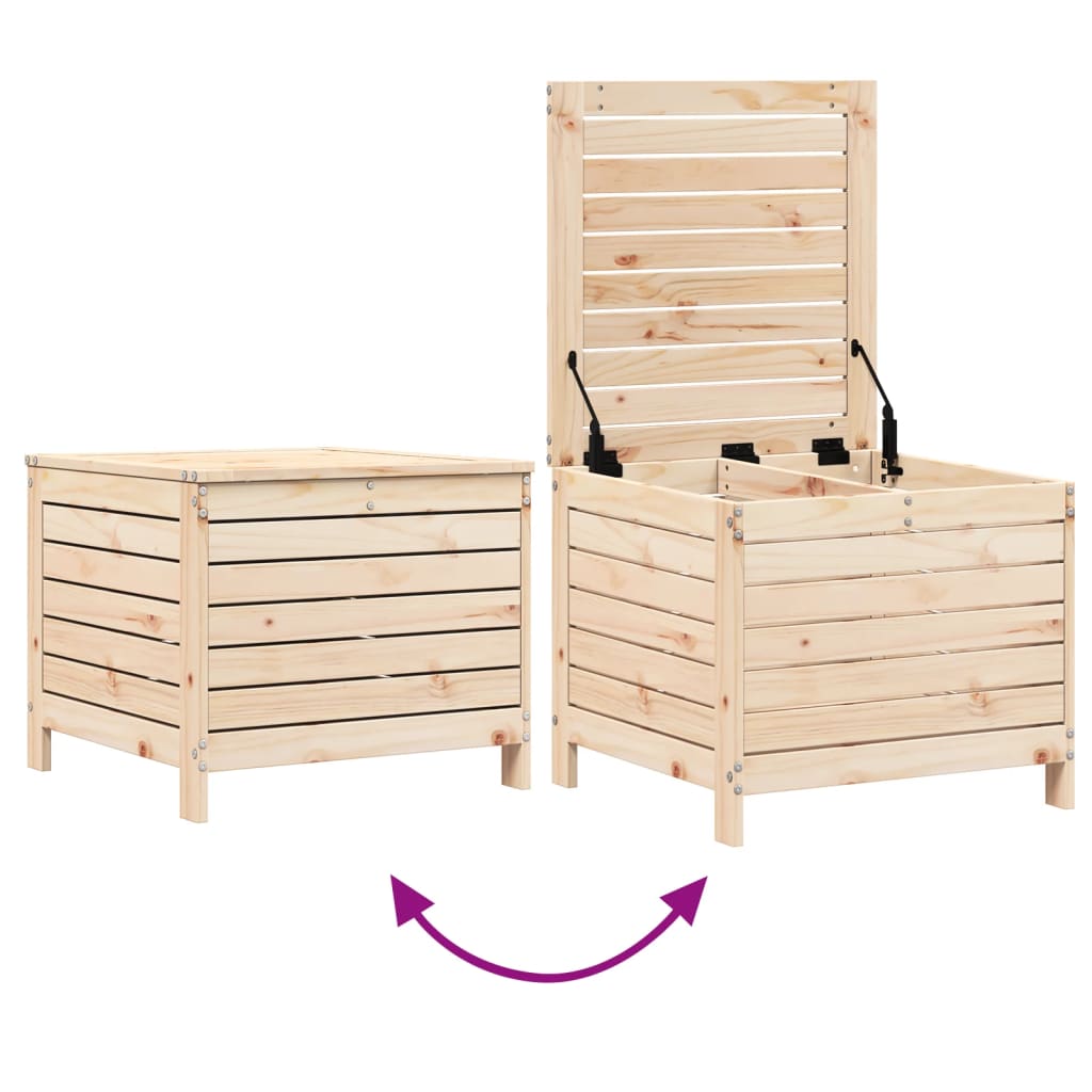 Vrtni tabure 62 x 63,5 x 53,5 cm od masivne borovine