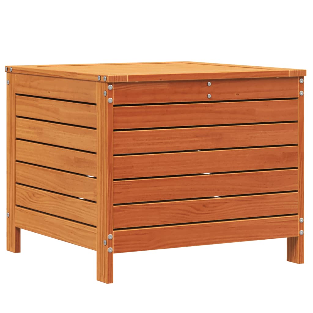 Vrtni tabure voštano smeđi 62x63,5x53,5 cm od masivne borovine